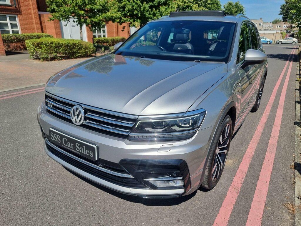 Volkswagen Tiguan 2.0 Tsi Bluemotion Tech R-line 4Motion Euro 6 Ss Silver #4