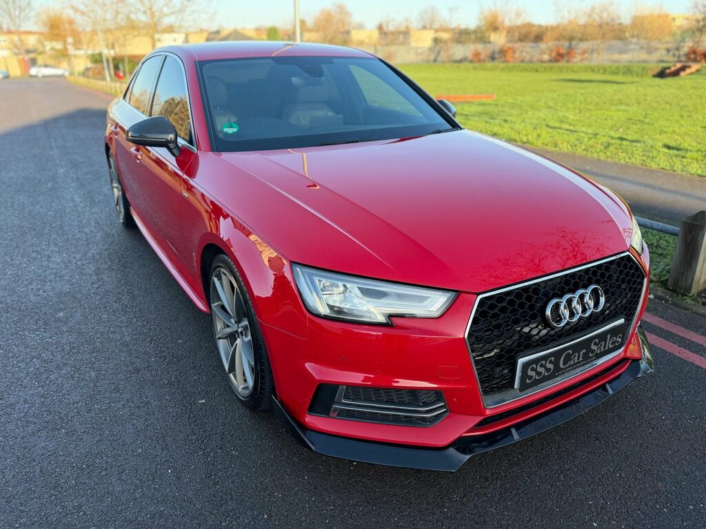 Audi A4 2.0 Tfsi S Line S Tronic Euro 6 Ss VA66DZF Red #2