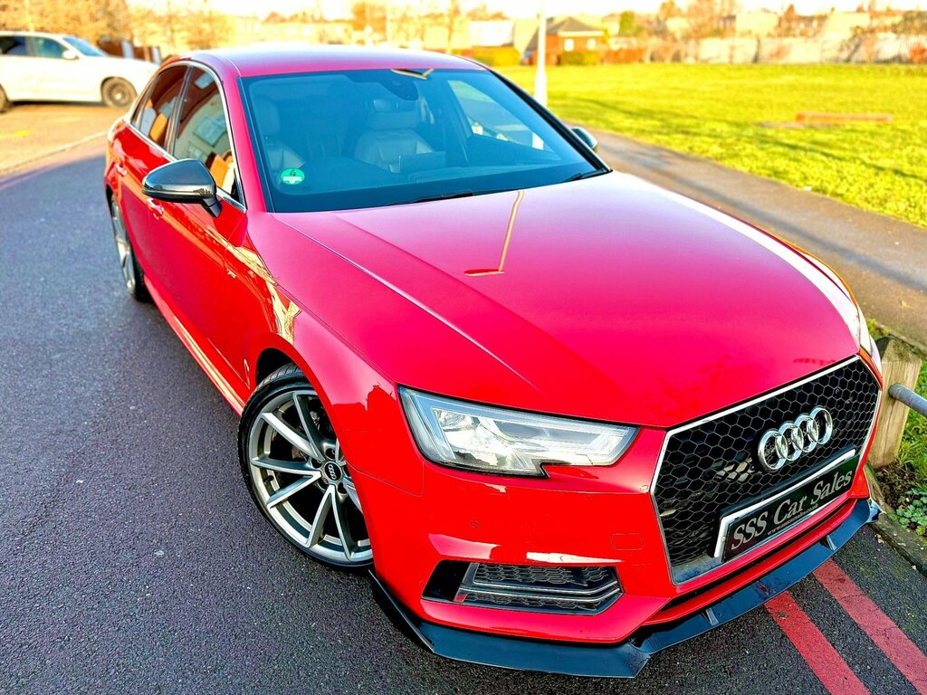 Audi A4 2.0 Tfsi S Line S Tronic Euro 6 Ss Red