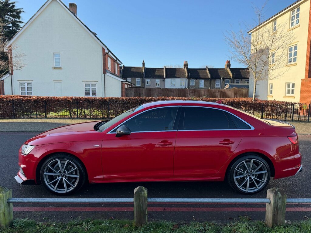 Audi A4 2.0 Tfsi S Line S Tronic Euro 6 Ss VA66DZF Red #5