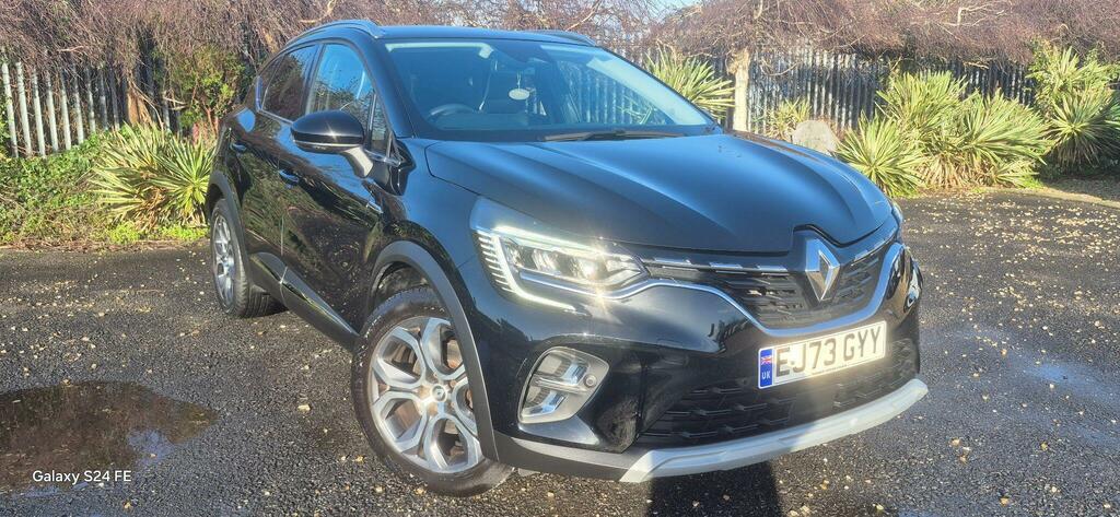 Renault Captur 1.6 E-tech 9.8Kwh Techno Euro 6 Ss EJ73GYY Black #5