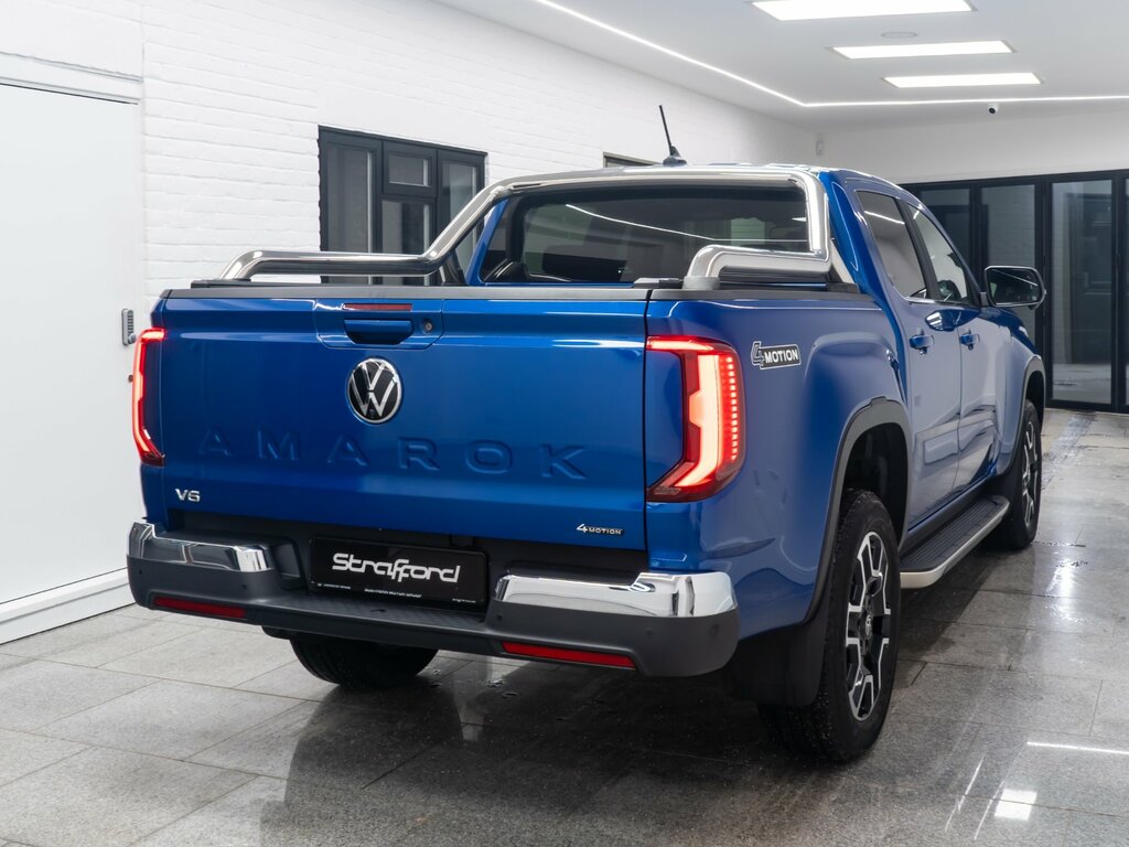 Volkswagen Amarok 3.0 Tdi V6 Style Pickup Double Cab GK24HYN Blue #4