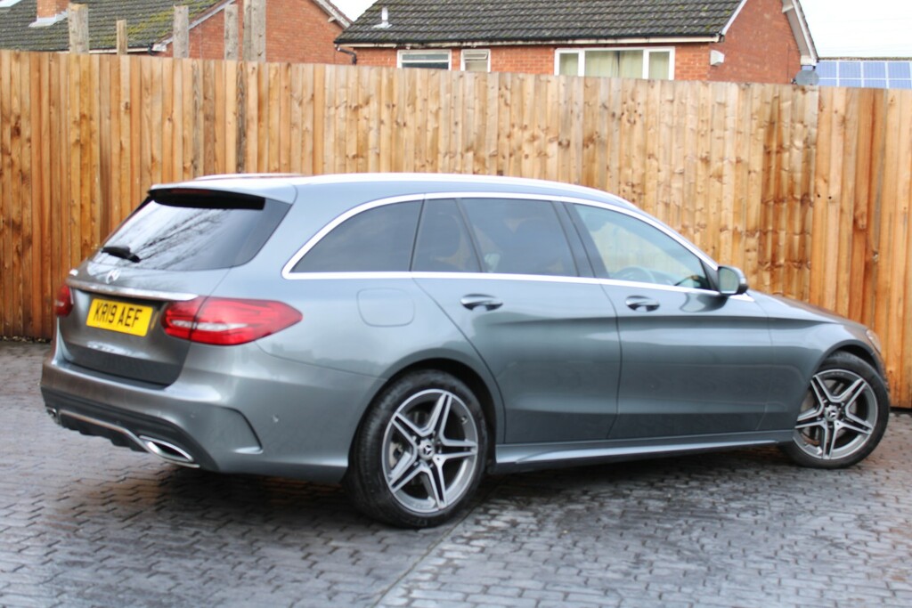 Mercedes-Benz C Class 2.0 C300d Amg Line 2019 KR19AEF Grey #3