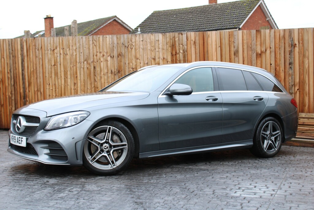 Mercedes-Benz C Class 2.0 C300d Amg Line 2019 Grey