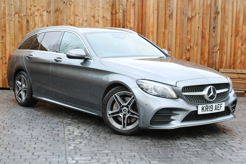 Mercedes-Benz C Class 2.0 C300d Amg Line 2019 KR19AEF Grey #5