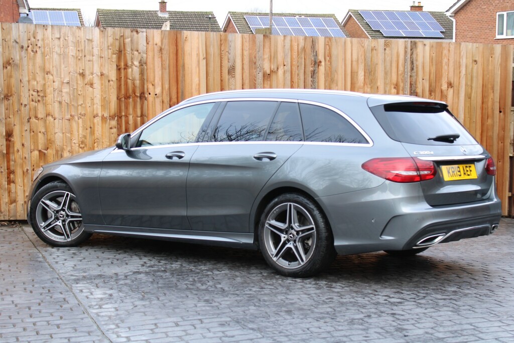 Mercedes-Benz C Class 2.0 C300d Amg Line 2019 KR19AEF Grey #4