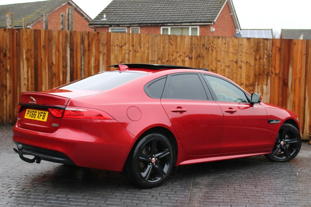 Jaguar XF 2.0 D R-sport 2016 PX66XFB Red #3