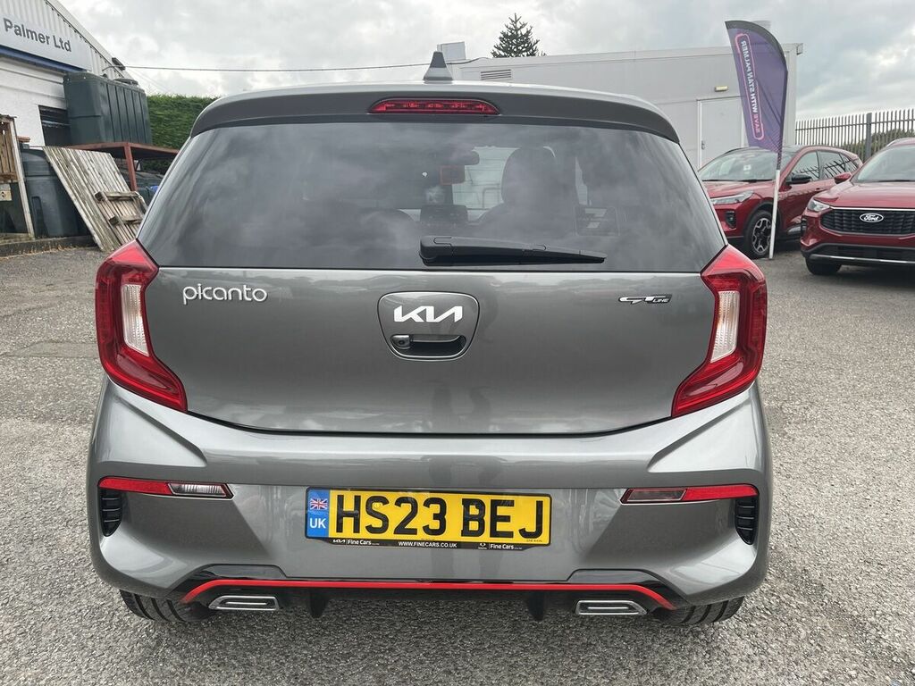 Kia Picanto 1.0 Dpi Gt-line Hatchback Amt Euro 6 S Grey #4
