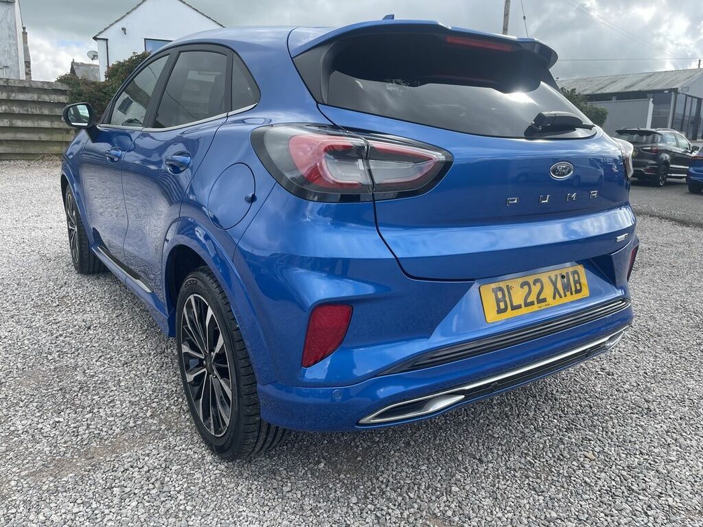 Ford Puma 1.0T Ecoboost Mhev St-line Vignale Suv BL22XMB Blue #5