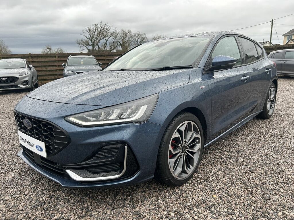 Ford Focus 1.0T Ecoboost St-line Vignale Hatchback Blue #2