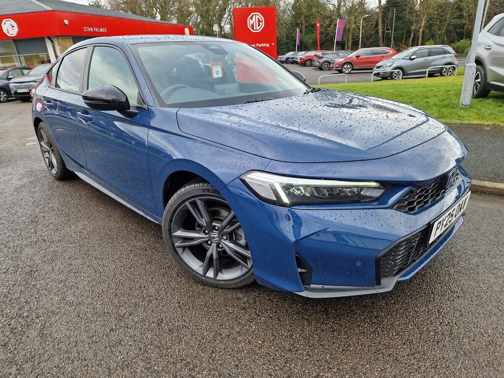 Honda Civic 2.0 H I-mmd Sport Hatchback Hybrid Ecvt PY25OAV Blue #2