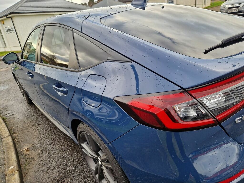Honda Civic 2.0 H I-mmd Sport Hatchback Hybrid Ecvt PY25OAV Blue #5