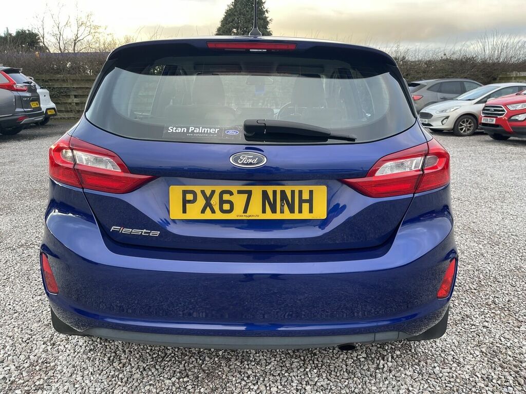 Ford Fiesta 1.1 Ti-vct Zetec Hatchback Euro PX67NNH Blue #4