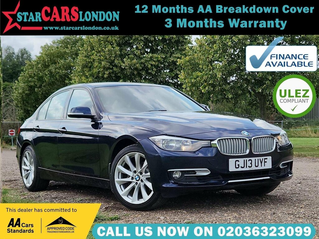 BMW 3 Series 2.0 320I Modern Euro 6 Ss 201313 Blue