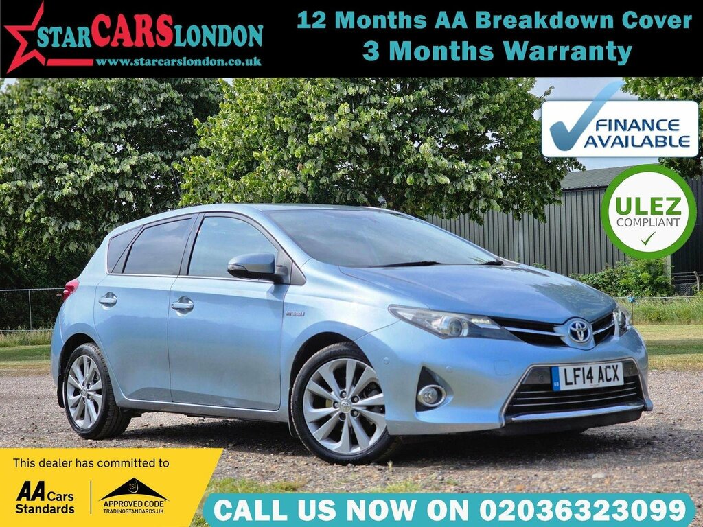 Toyota Auris 1.8 Vvt-h Excel Cvt Euro 5 Ss 201414 Blue