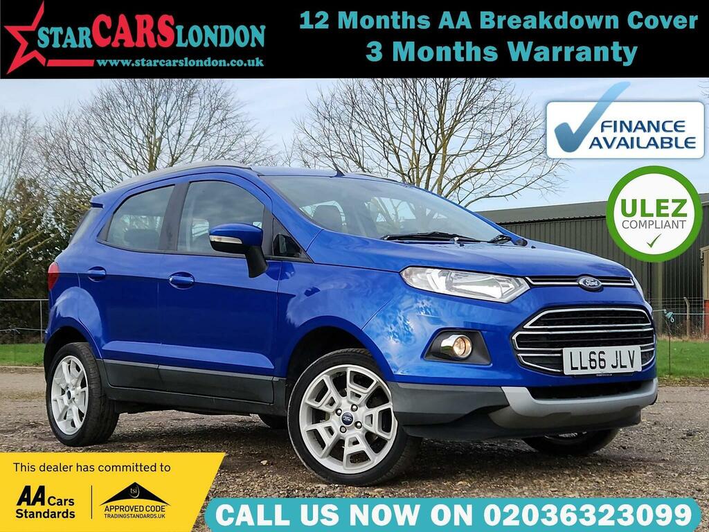 Ford Ecosport 1.0T Ecoboost Titanium 2Wd Euro 5 Ss 2016 Blue