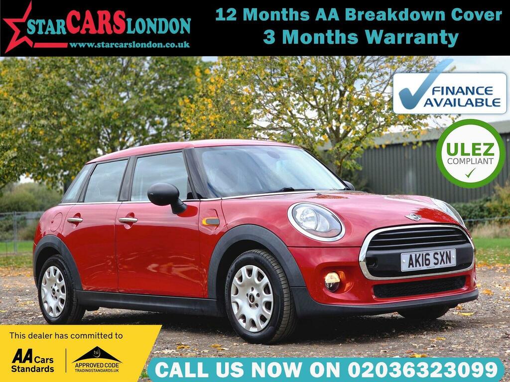 Mini Hatch 1.2 One Euro 6 Ss 201616 Red