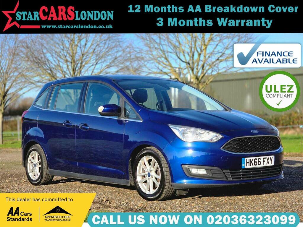 Ford Grand C-Max 1.5 Tdci Zetec Powershift Euro 6 Ss 20166 Blue