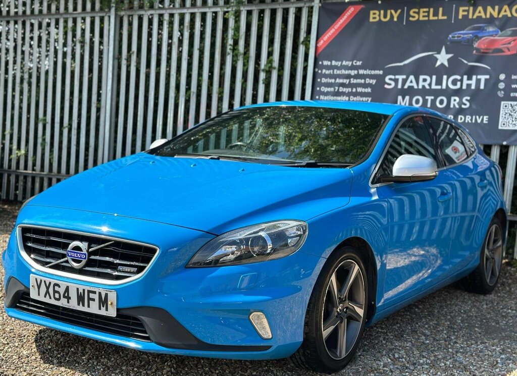 Volvo V40 1.6 D2 R-design Lux Euro 5 Ss YX64WFM Blue #3