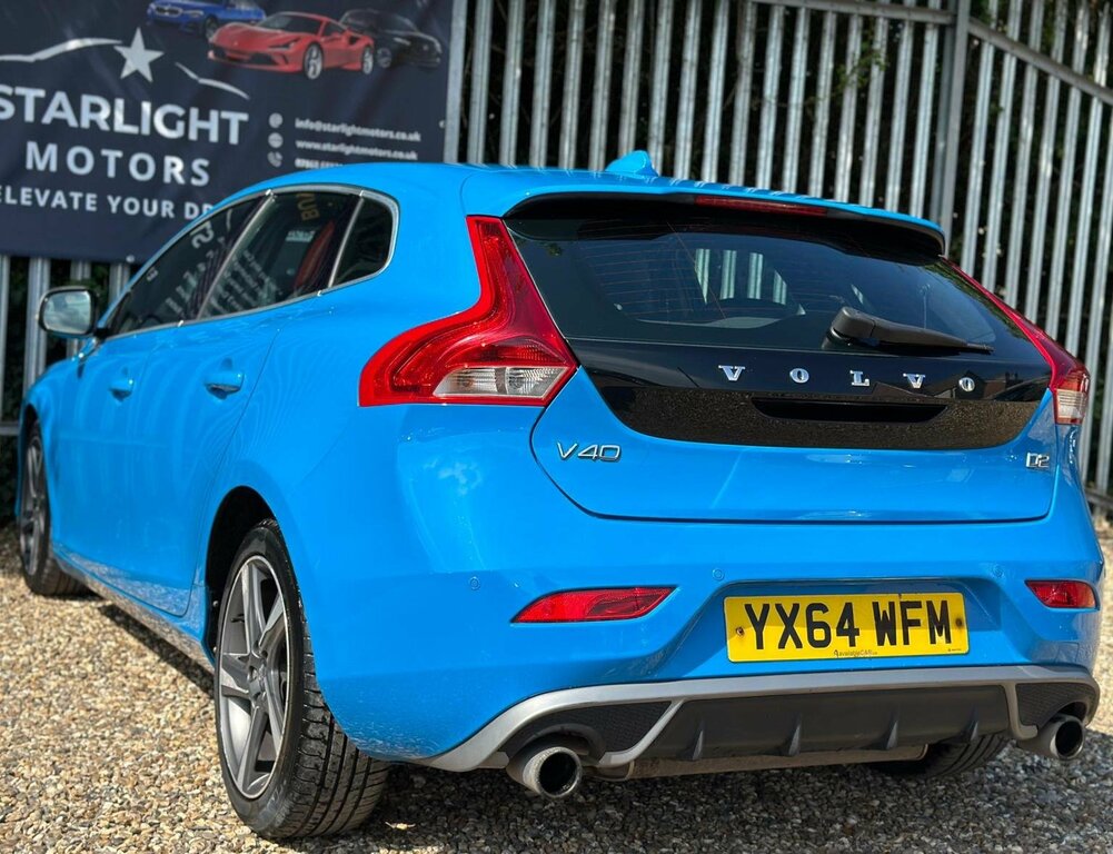 Volvo V40 1.6 D2 R-design Lux Euro 5 Ss YX64WFM Blue #6