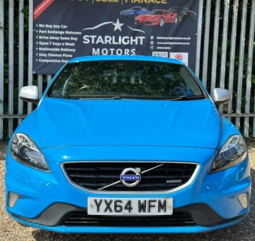 Volvo V40 1.6 D2 R-design Lux Euro 5 Ss YX64WFM Blue #2