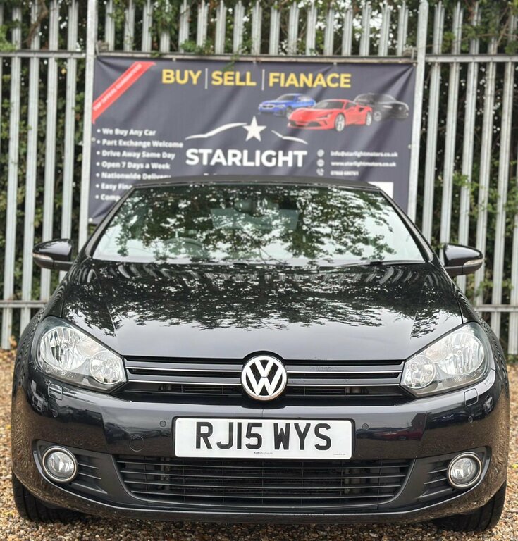 Volkswagen Golf 1.4 Tsi S Cabriolet Euro 5 RJ15WYS Black #2