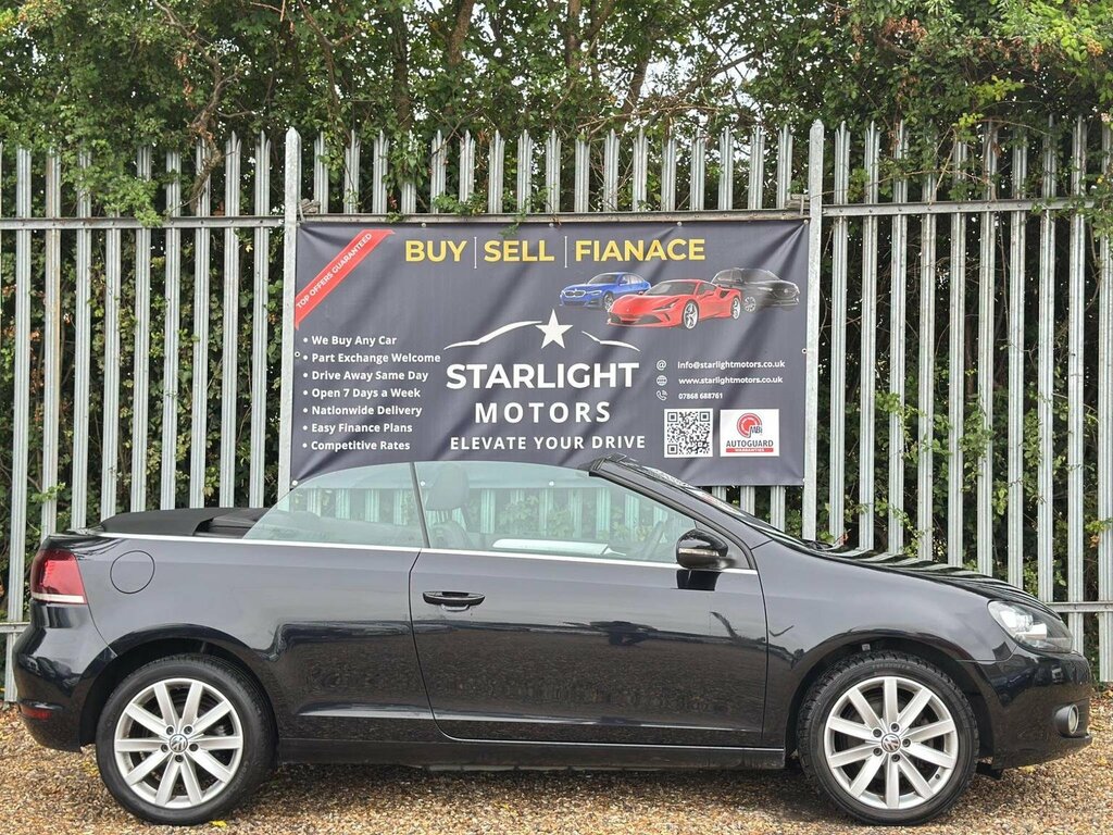 Volkswagen Golf 1.4 Tsi S Cabriolet Euro 5 RJ15WYS Black #4