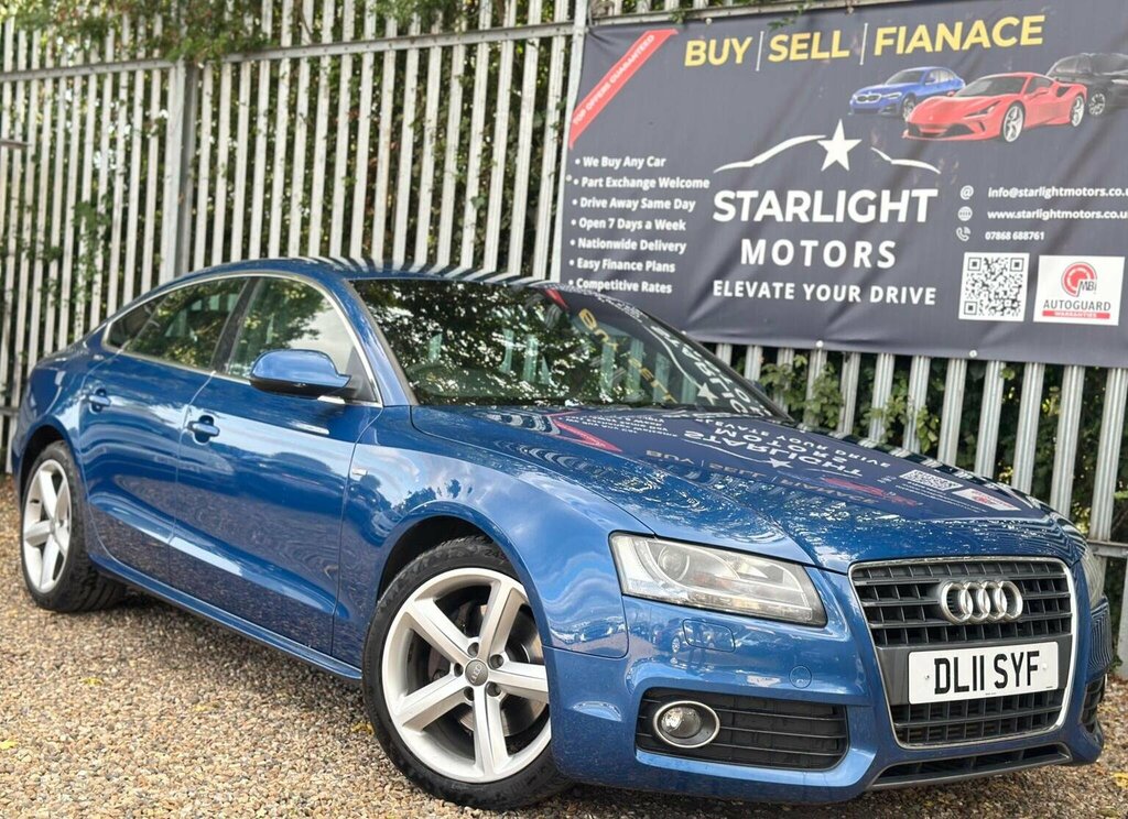 Audi A5 2.0 Tfsi S Line Sportback Euro 5 Ss Blue