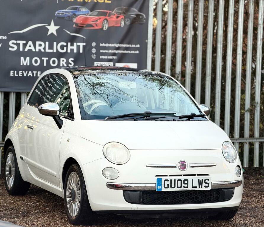 Fiat 500 1.2 Lounge Euro 5 Ss White