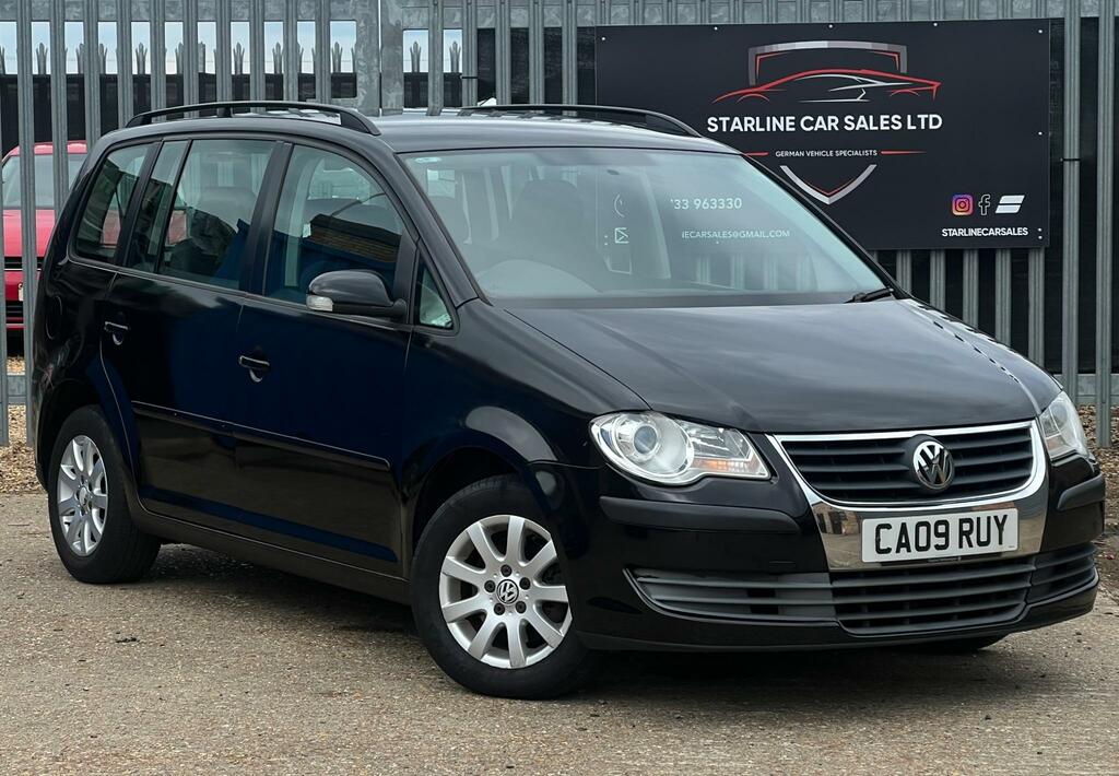 Volkswagen Touran 1.9 Tdi S 7 Seats Black