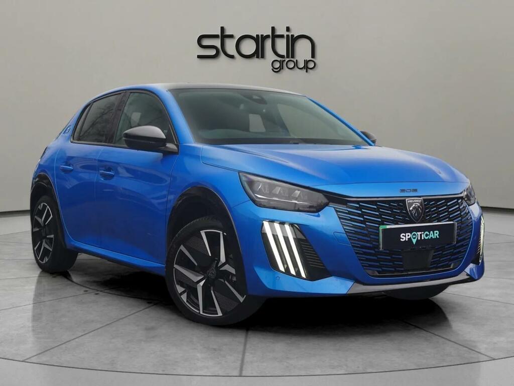Peugeot e-208 50Kwh Gt 7.4Kw Charger Blue