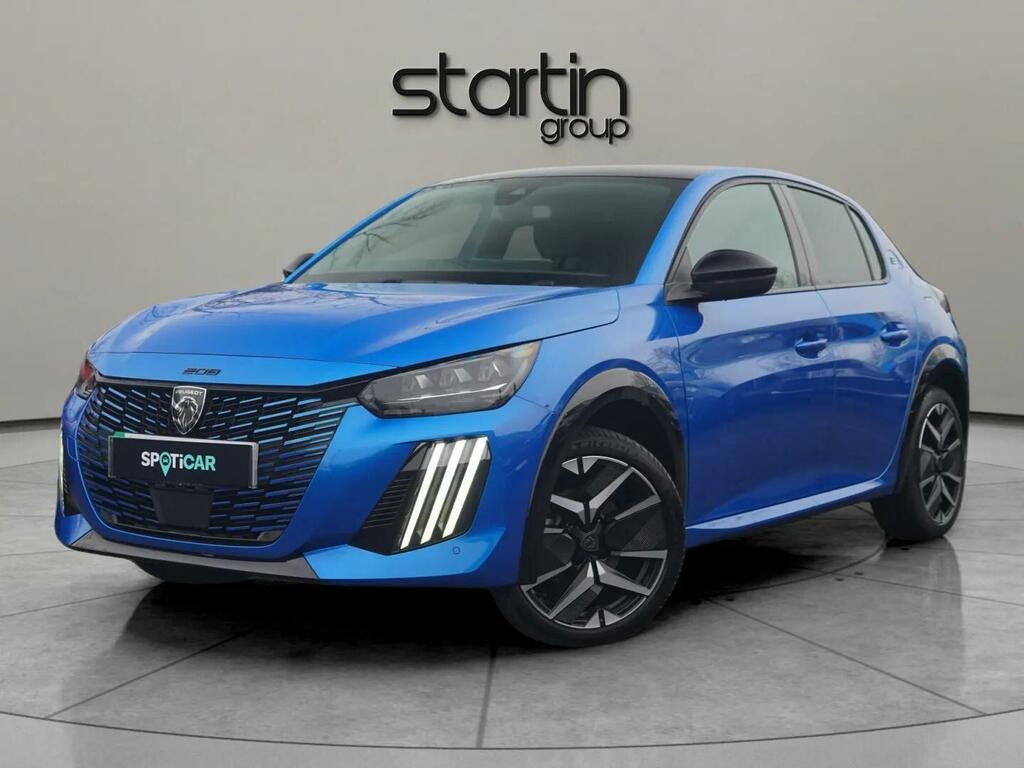 Peugeot e-208 50Kwh Gt 7.4Kw Charger VE25CNO Blue #3