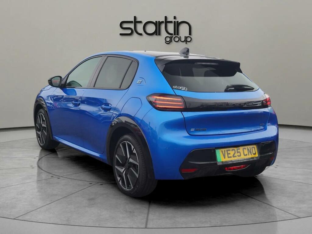 Peugeot e-208 50Kwh Gt 7.4Kw Charger VE25CNO Blue #4