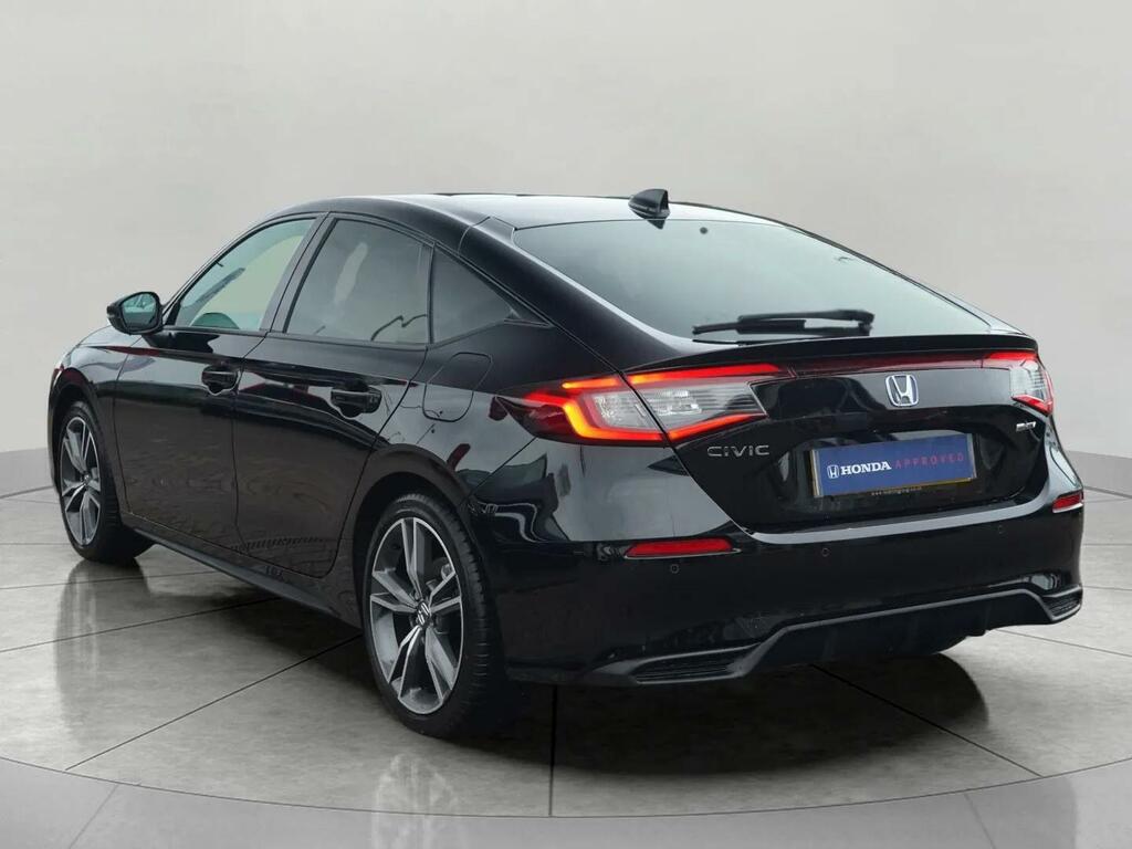 Honda Civic 2.0 H I-mmd Advance Hatchback Hybrid Ec VO75OYU Black #3