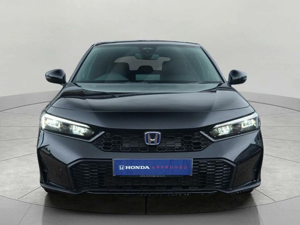 Honda Civic 2.0 H I-mmd Advance Hatchback Hybrid Ec VO75OYU Black #6