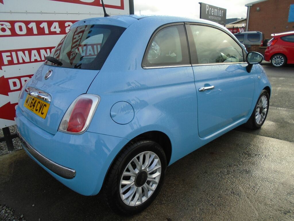 Fiat 500 Lounge Blue #5