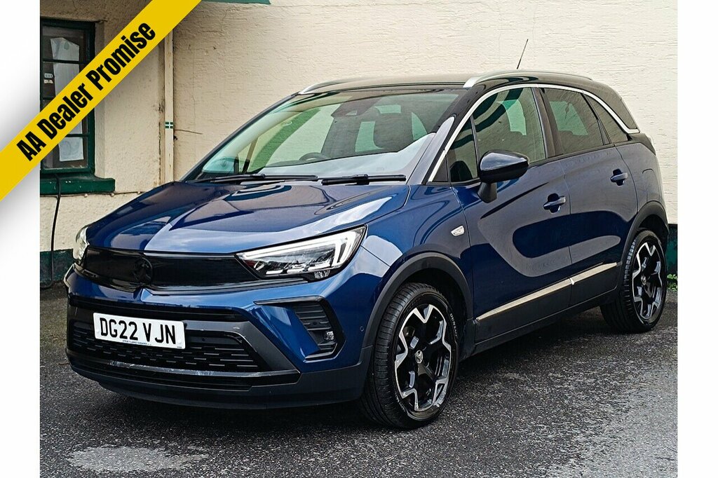 Vauxhall Crossland Turbo D Ultimate DG22VJN Blue #4
