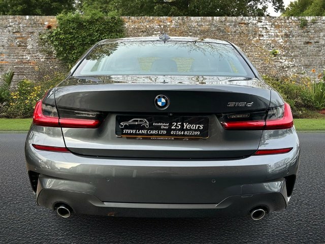BMW 3 Series 318D M Sport Saloon Grey #6