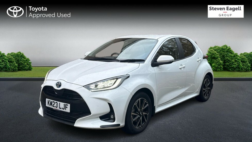 Toyota Yaris 1.5 Vvt-h Design Hatchback Hybrid E-cvt KM23LJF White #3