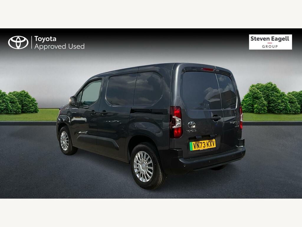Toyota Proace City 50Kwh Icon Short Panel Van Swb 7Kw Obc Grey #4