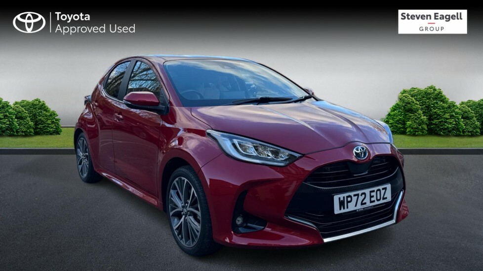 Toyota Yaris 1.5 Vvt-h Excel Hatchback Hybrid E-cvt Red