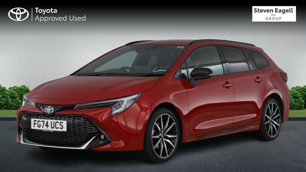 Toyota Corolla 1.8 Vvt-h Gr Sport Touring Sports Cvt Euro 6 Ss FG74UCS Red #3
