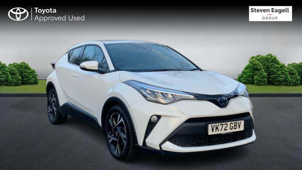 Toyota C-Hr 1.8 Vvt-h Gpf Design Suv Hybrid Cvt Eur White
