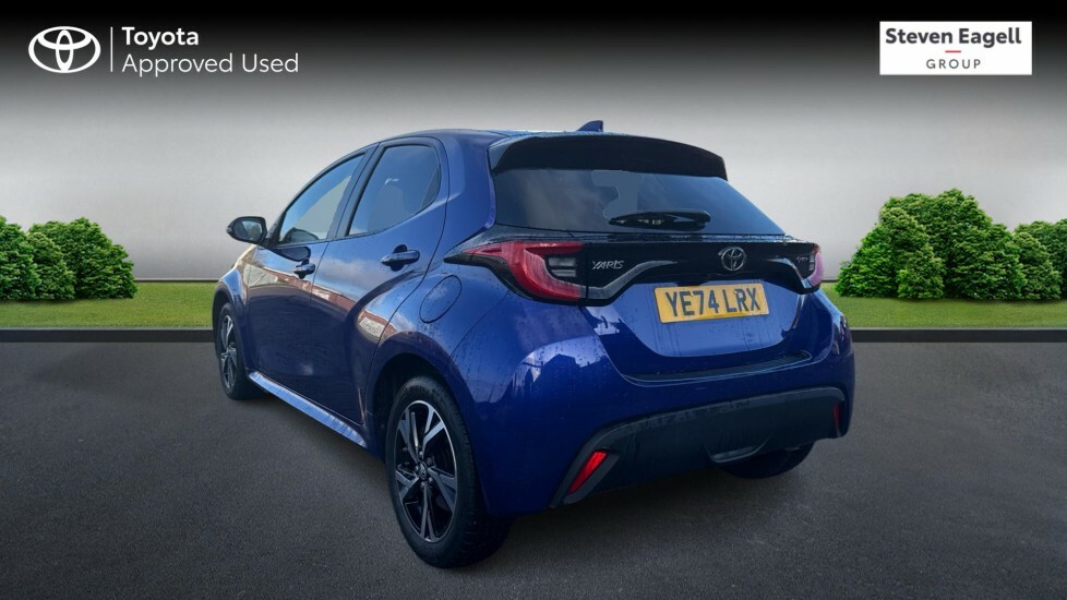 Toyota Yaris 1.5 Vvt-h Design E-cvt Euro 6 Ss YE74LRX Blue #4