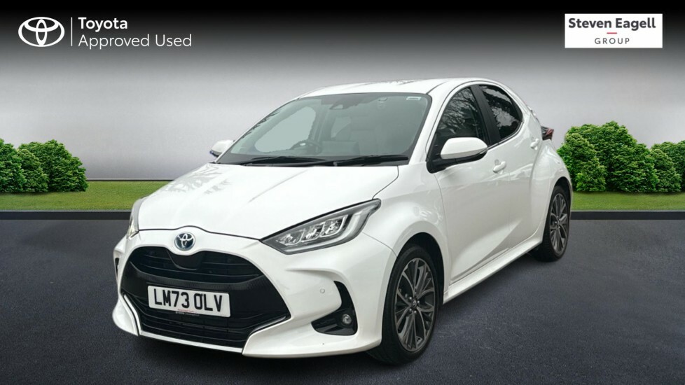 Toyota Yaris 1.5 Vvt-h Excel E-cvt Euro 6 Ss LM73OLV White #3