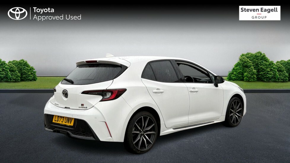 Toyota Corolla 1.8 Vvt-h Gr Sport Cvt Euro 6 Ss LD73UNV White #2