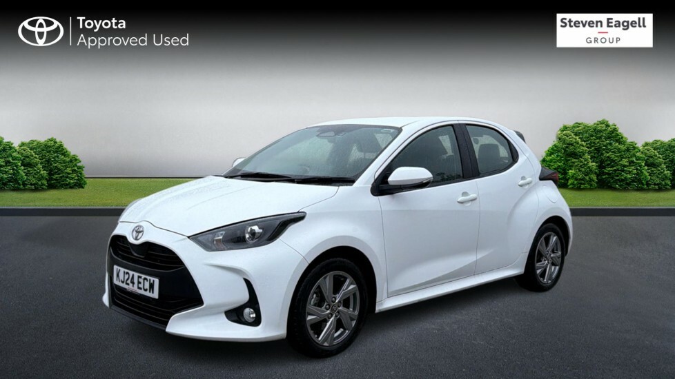 Toyota Yaris 1.5 Vvt-h Icon E-cvt Euro 6 Ss KJ24ECW White #3