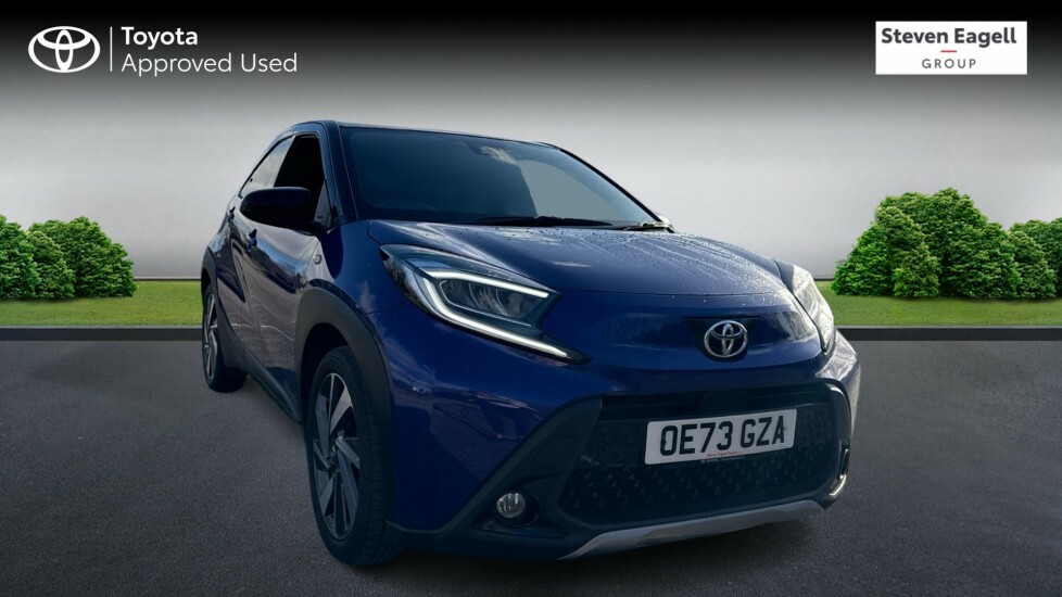 Toyota Aygo X 1.0 Vvt-i Exclusive X-shift Euro 6 Ss OE73GZA Blue #3