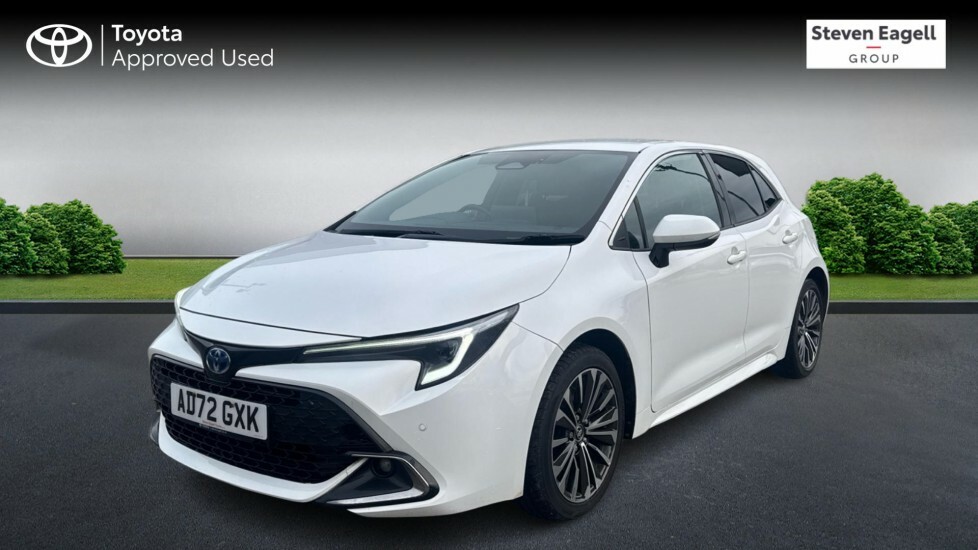 Toyota Corolla 2.0 Vvt-h Design Hatchback Hybrid Cvt E AD72GXK White #3