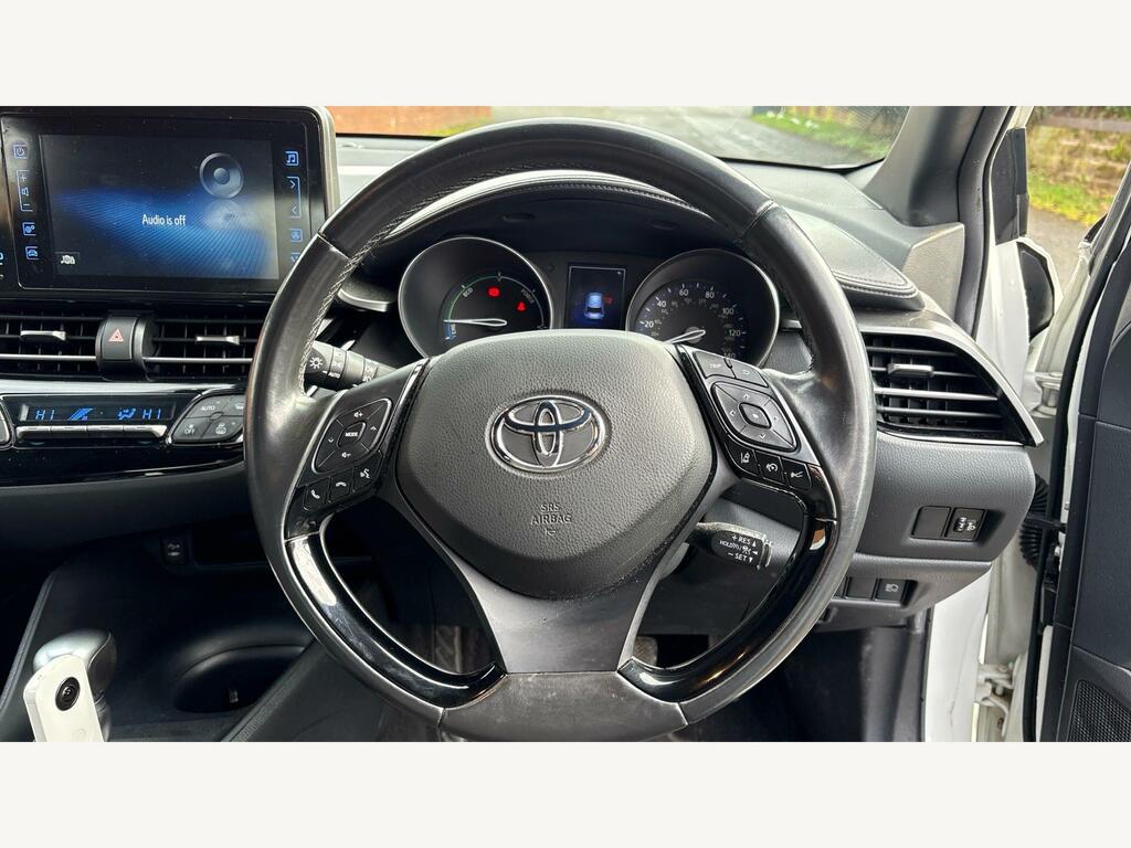 Toyota C-Hr 1.8 Vvt-h Icon Cvt Euro 6 Ss BA68XFL White #6